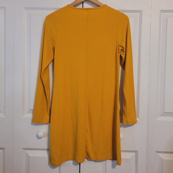 🍂 Mustard Long Sleeve Dress - Picture 5 of 7
